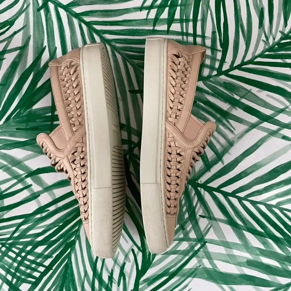 Tory Burch Huarache 2 Slip On Leather Sneakers in Blush Size 9 - Picture 7 of 8